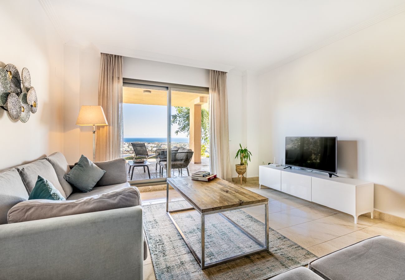 Apartamento en Benahavís - Vistas al mar y jardín en Hacienda de Cifuentes