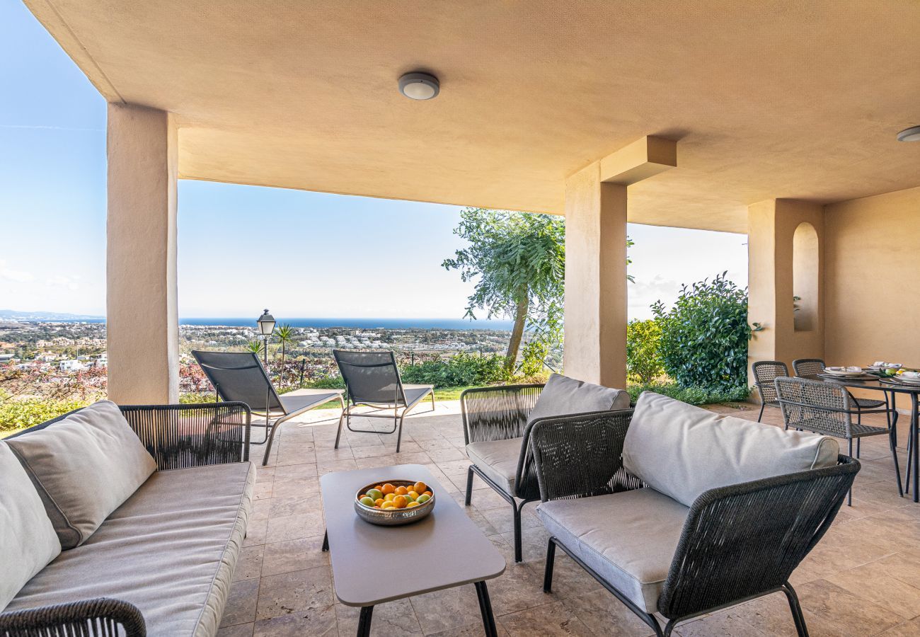 Apartamento en Benahavís - Vistas al mar y jardín en Hacienda de Cifuentes