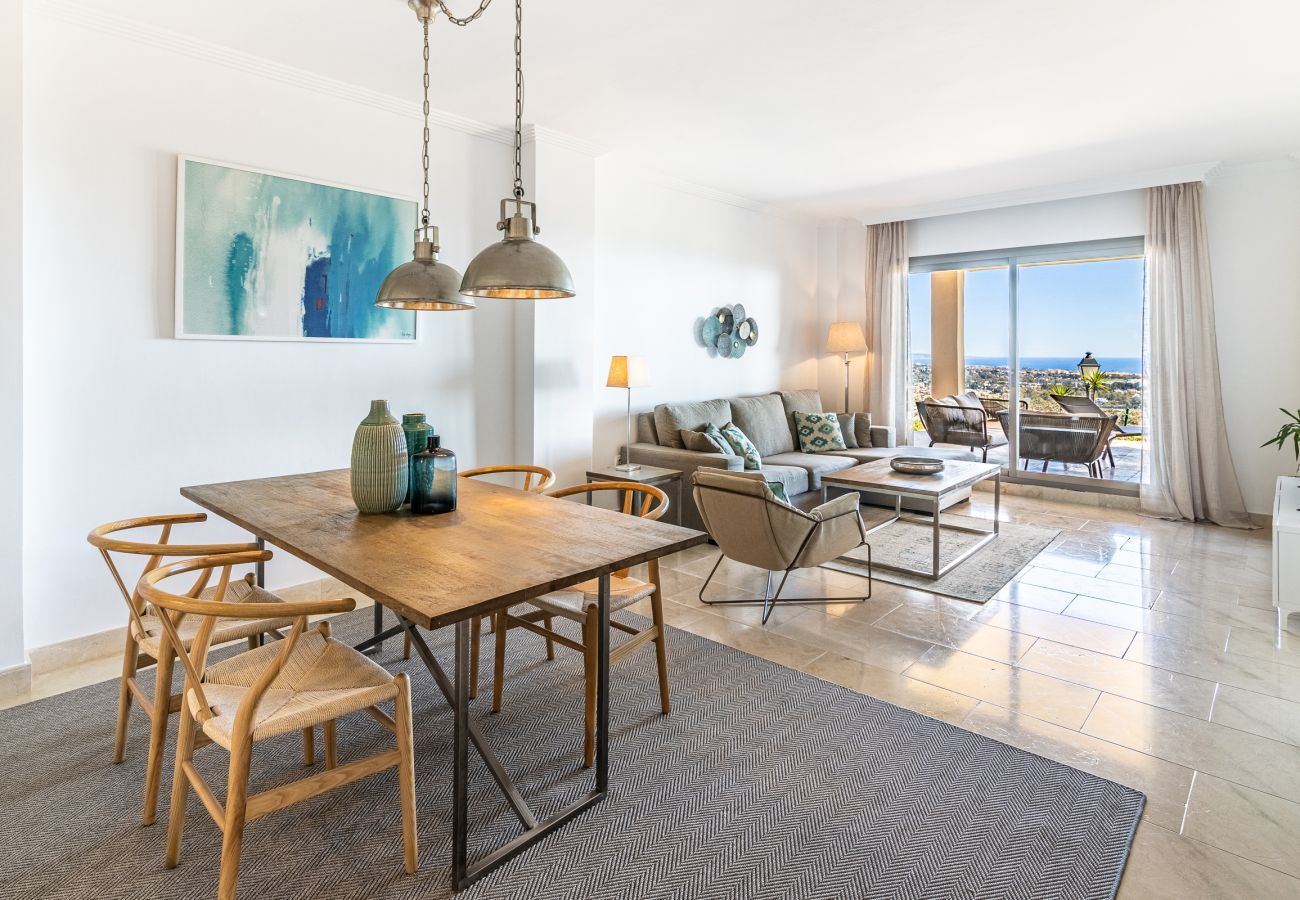 Apartamento en Benahavís - Vistas al mar y jardín en Hacienda de Cifuentes