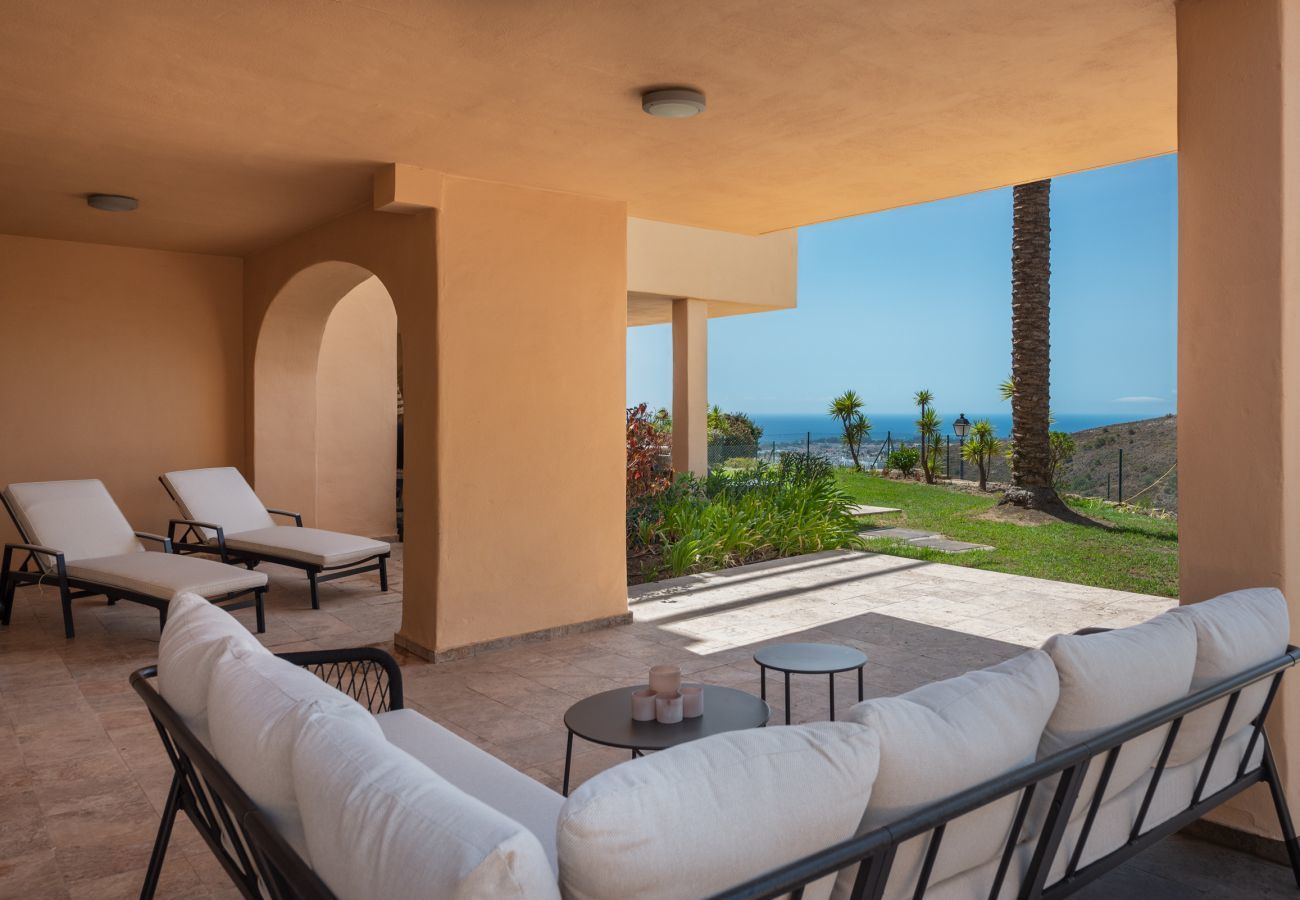 Apartamento en Benahavís - Apartamento con vistas al mar y al atardecer