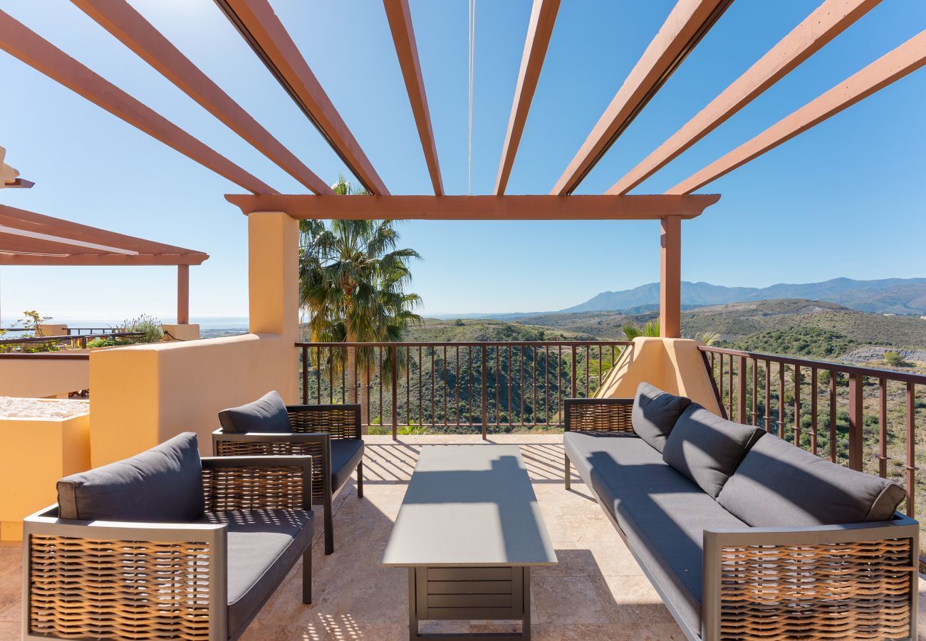 Apartamento en Benahavís - Impresionante ático con vistas al mar